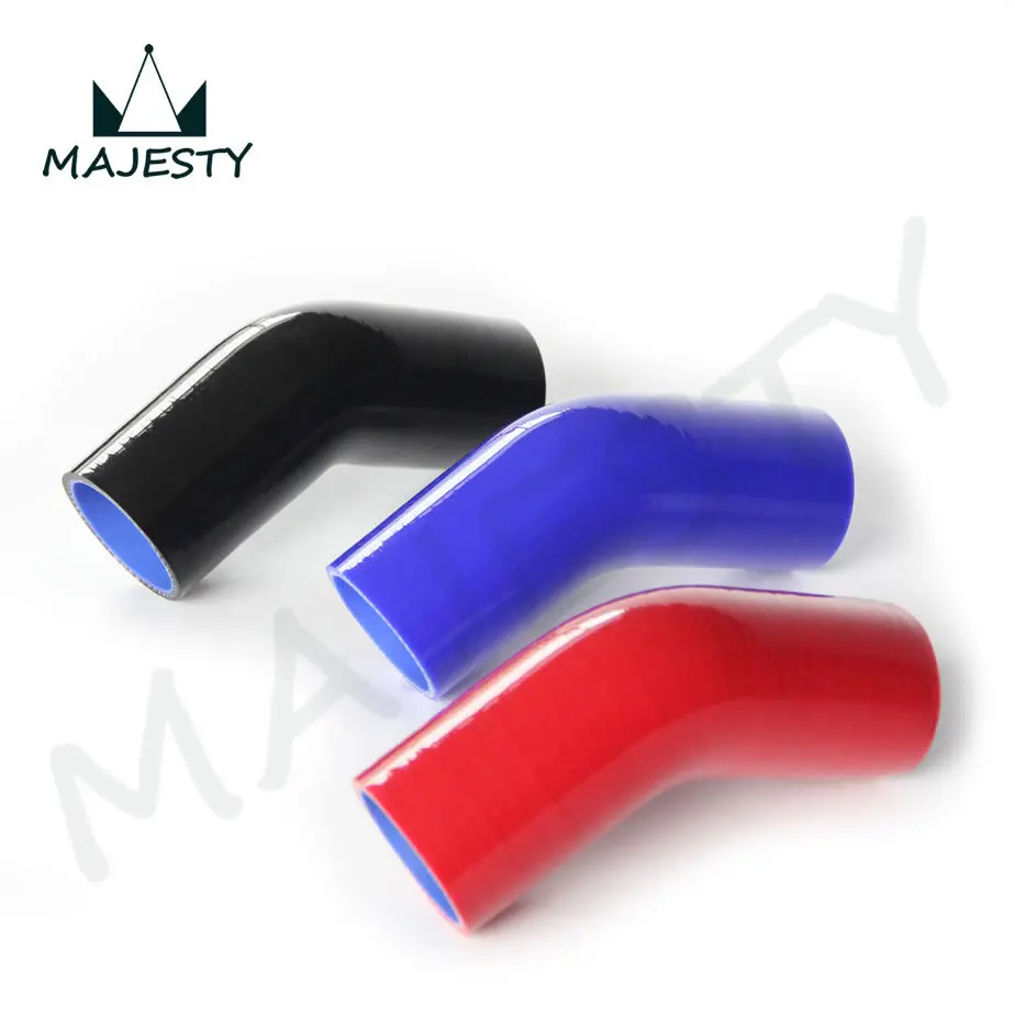 45 градусов гоночный силиконовый шланг Локоть муфта интеркулер турбо 51 мм 2