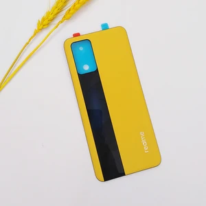 new back battery cover for oppo realme gt housing cover door phone rear case for realme gt rmx2202 repair replacement partslogo free global shipping