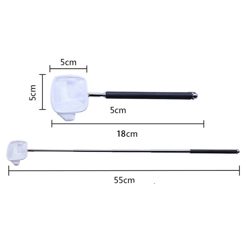 

Retractable Aquarium Fish Tank Fishing Net3D Retractable Fishing Net, Shrimp NetSquare Shrimp Fishing NetColor Random