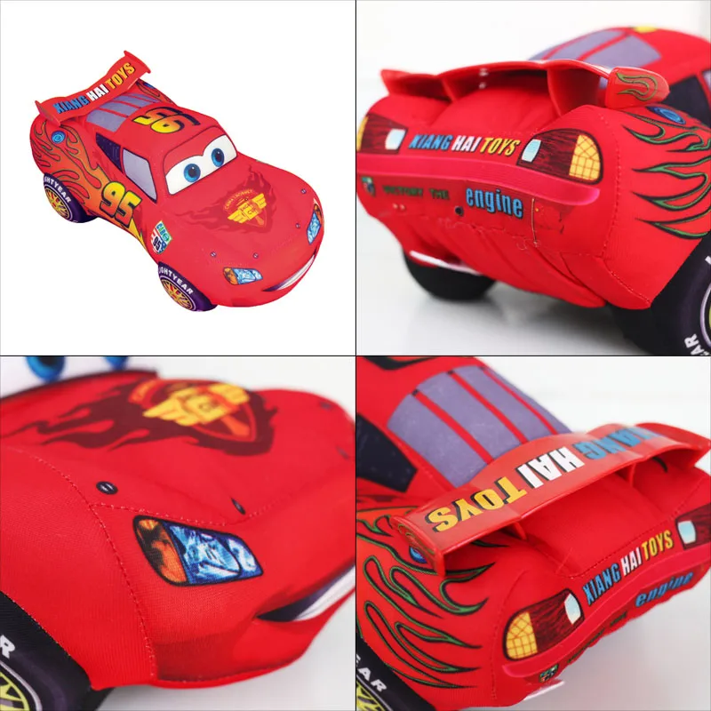 Новинка Disney 17 35 см Pixar тачки Молния Маккуин плюшевая игрушка кукла для девочки