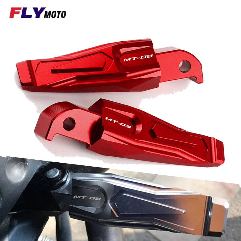 

Hot Deals New Motorcycle CNC Accessories For Yamaha MT-03 MT 03 MT03 2015-2019 Rear Passenger Footrests Foot Rests Pegs Pedals