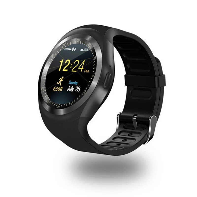 Y1 Bluetooth Смарт часы для мужчин женщин Relogio SmartWatch Android телефонный звонок GSM Sim пульт