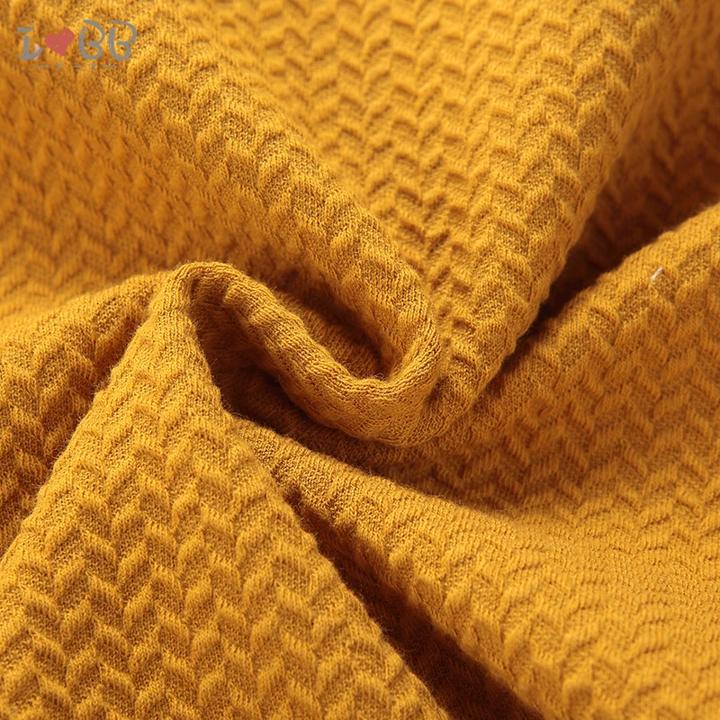 Зимняя футболка желтые теплые футболки одежда для маленьких девочек хлопковая