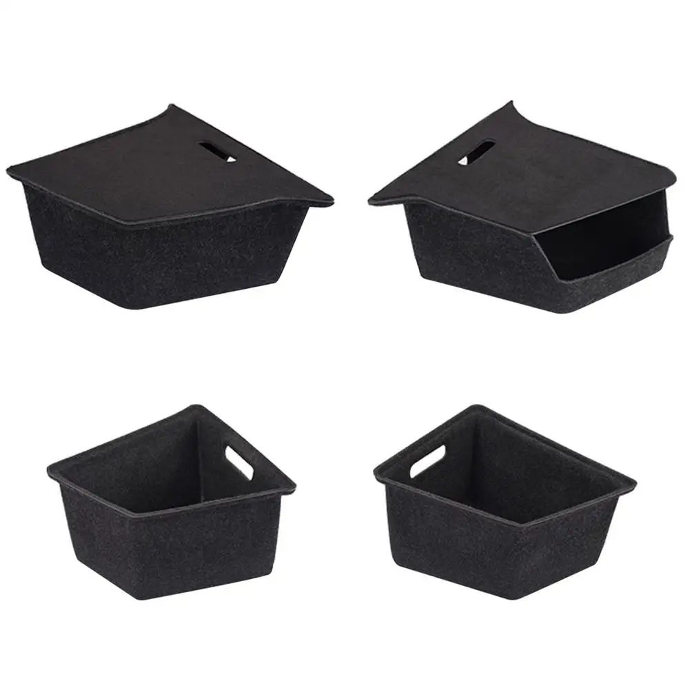 

Car Rear Trunk Organizer Side Storage Box Storage Box Tail Box Auto Interior Modification Accessories For Model Y Drop Shipping