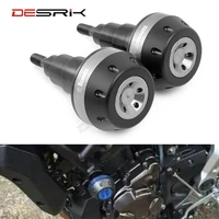 desrik with benelli logo motorcycle falling protection crash pads frame sliders protector for benelli leoncino 500 leoncino500