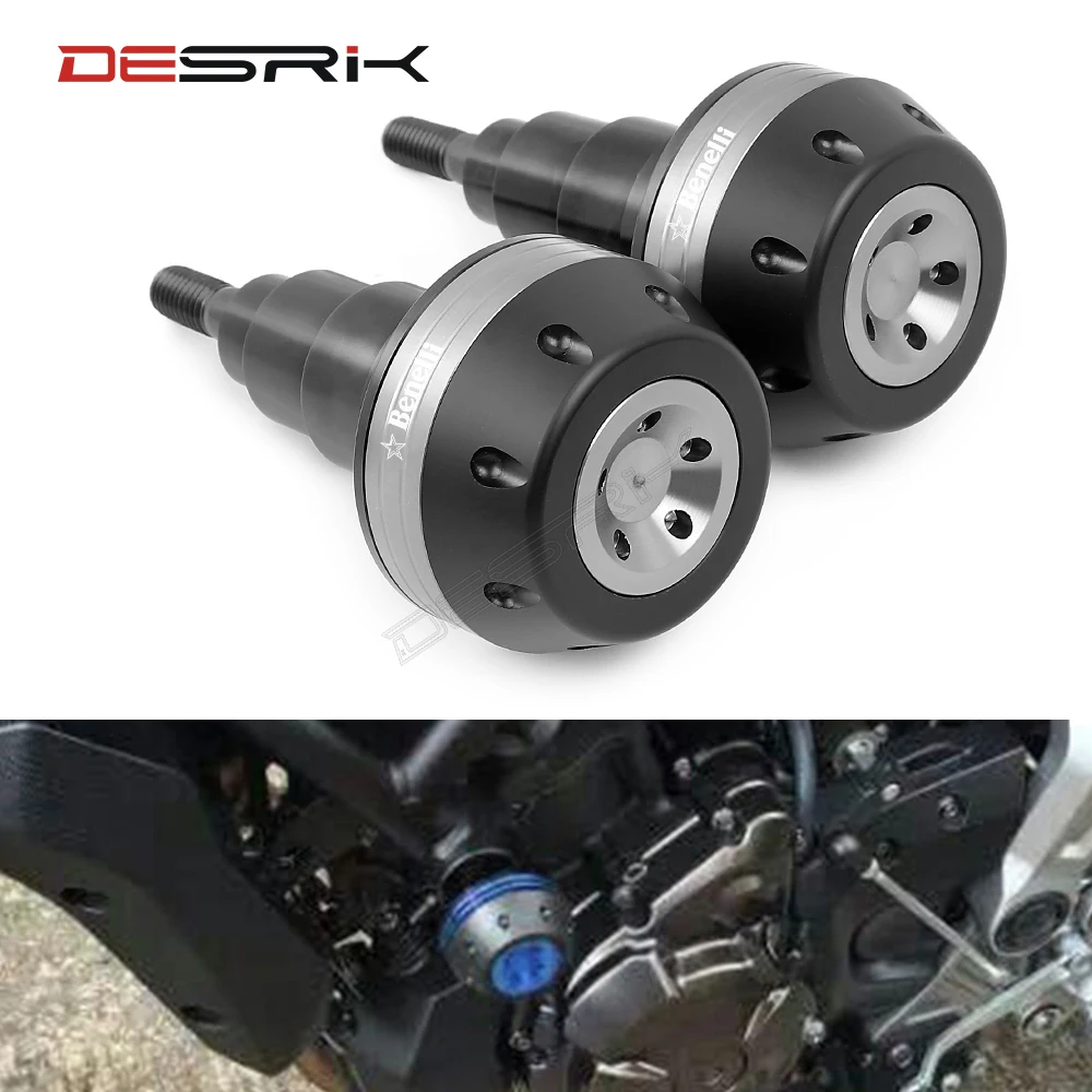 DESRIK с логотипом Benelli мотоциклетные защитные поломки от падения слайдеры рамы для