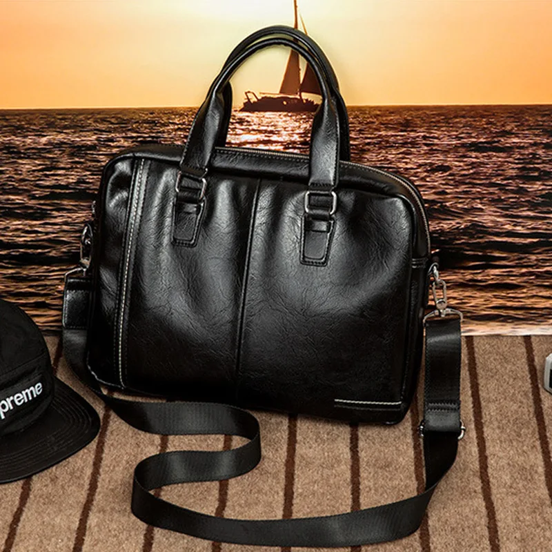 Handbags for Men laptop with one shoulder Korean version fashionable recreational slanting men bags briefcase computer bag