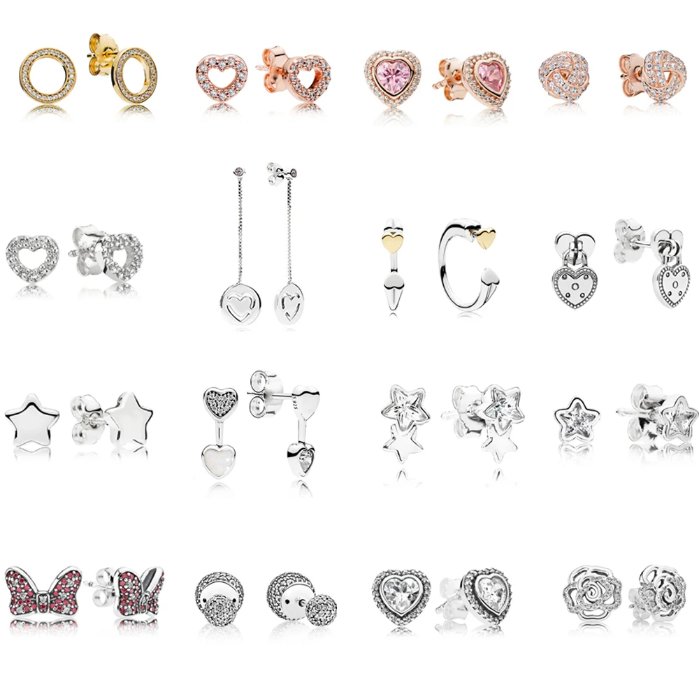 

Original High-quality Boutique 925 Sterling Silver Earrings New Exquisite Jewelry Suitable for Party Wear Gifts and Dazzling
