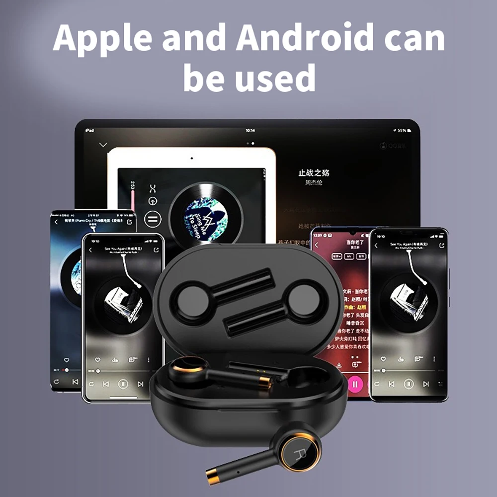

TWS Wireless Headset, Gaming In-ear, Active Noise Reduction Bluetooth Headset, Bluetooth Ear True Stereo