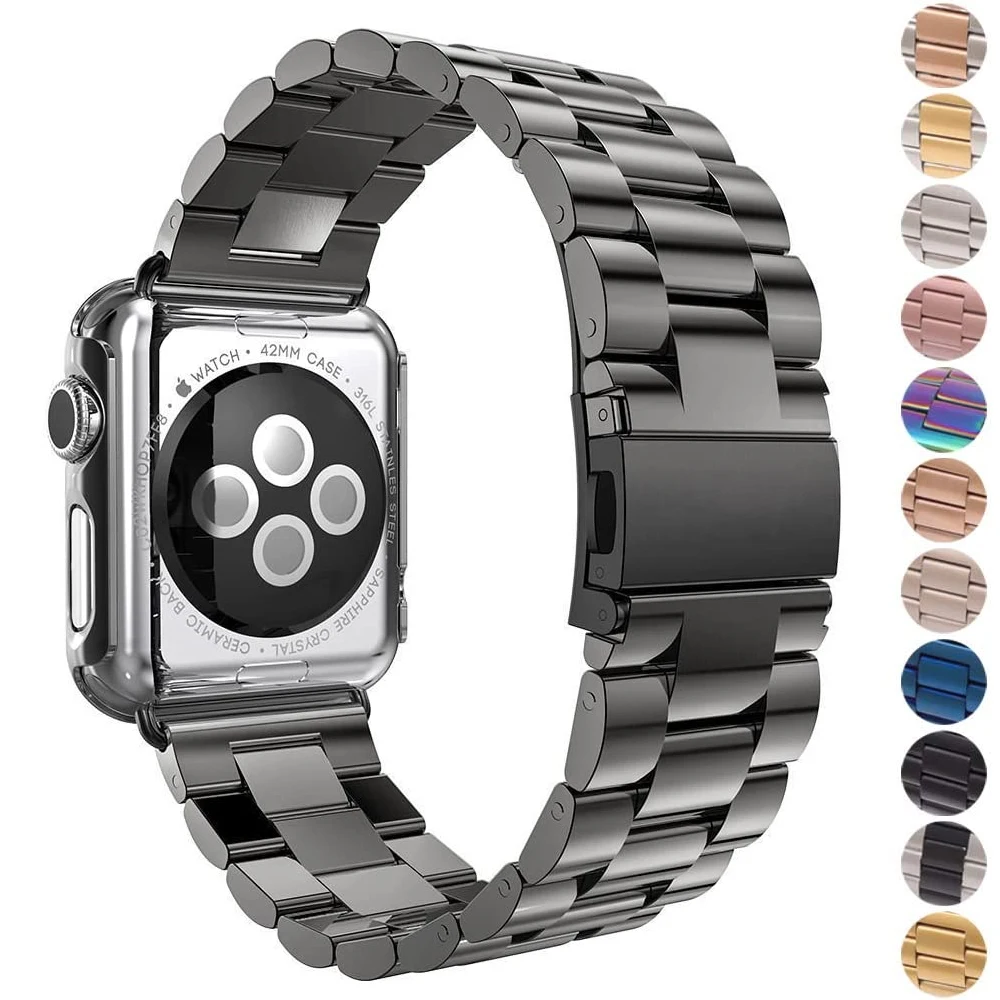 

Ремешок из нержавеющей стали для iWatch Apple Watch 5/4/3/2/1 44/40/42/38 мм