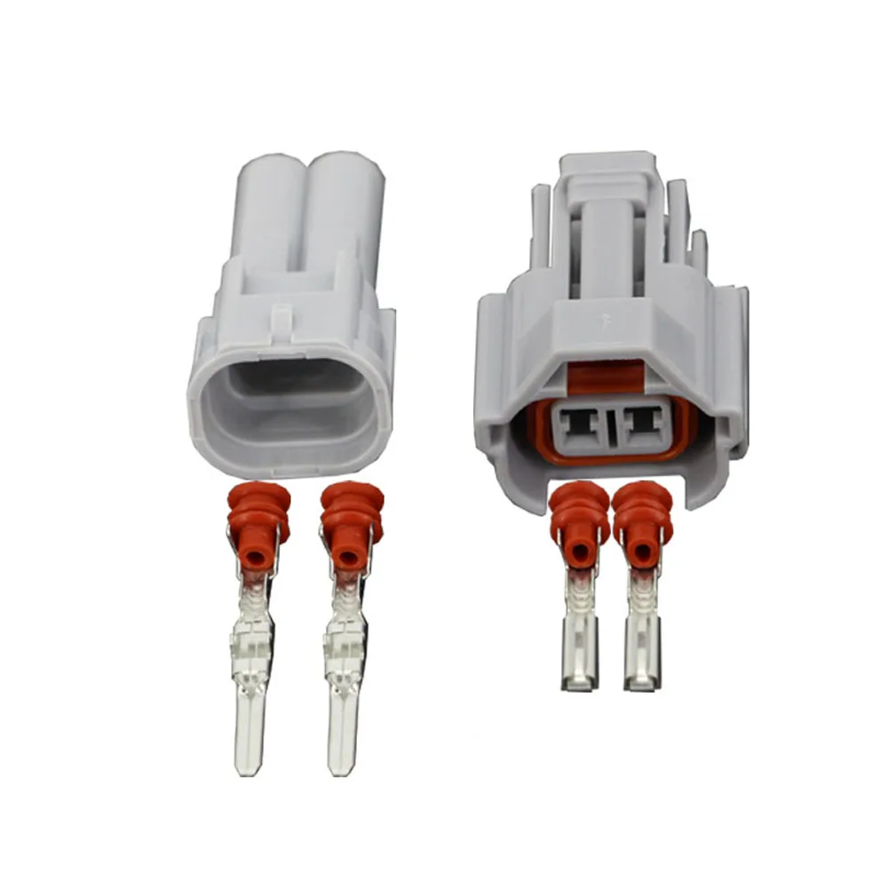 

5/10 Sets 2 Pin Brand New Waterproof Seal Electrical Wire Connector For Car Plugs Set Free Shipping DJ7024-2-11/21 2P