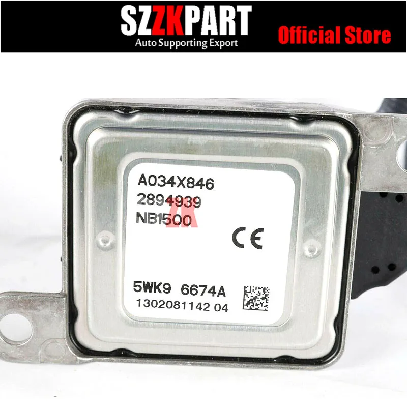 Для двигателя Cummins ISB 12 В датчик оксида азота Nox 4326872 5WK96749 2872942 2872942NX 4326872RX 5WK96749B 5WK96749A