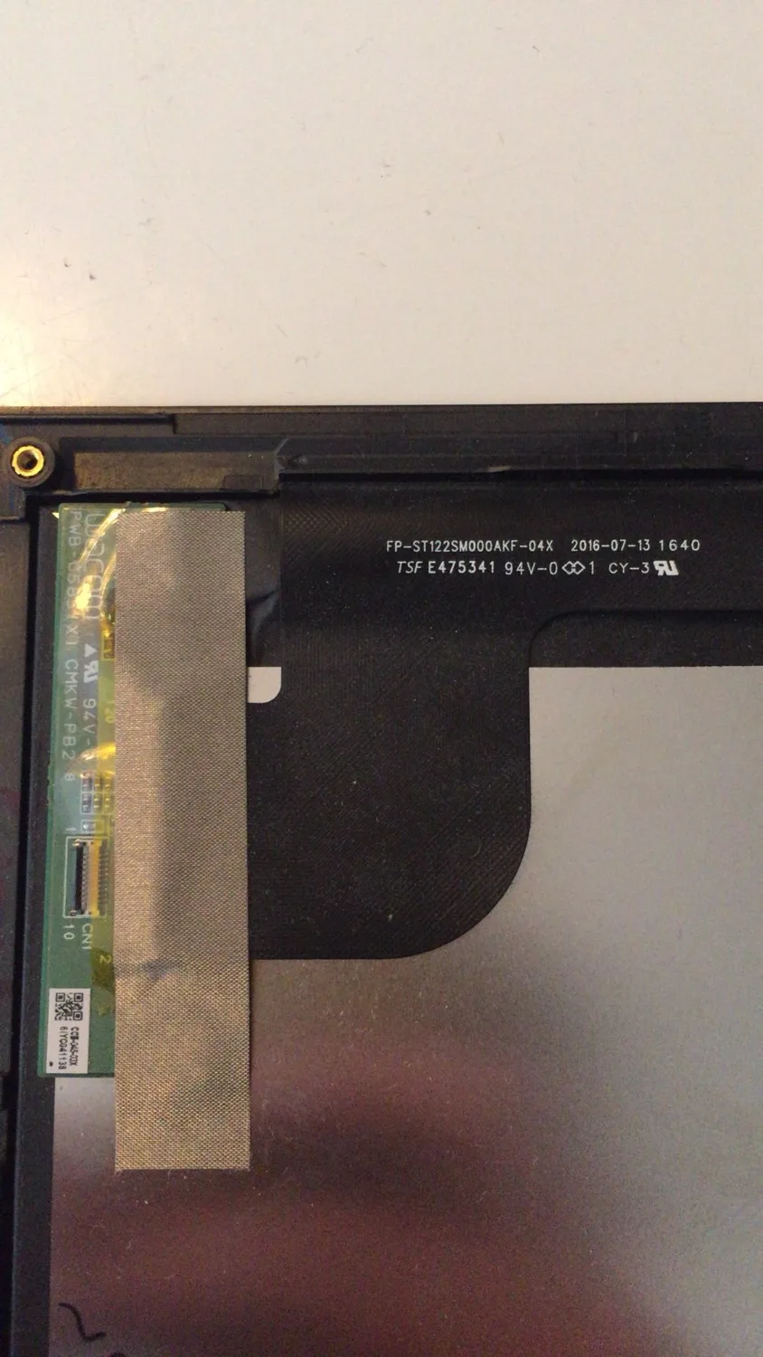 Оригинальный ЖК-дисплей для LENOVO MIIX 510-12IKB 12-ISK 80XE сменный сенсорный экран с
