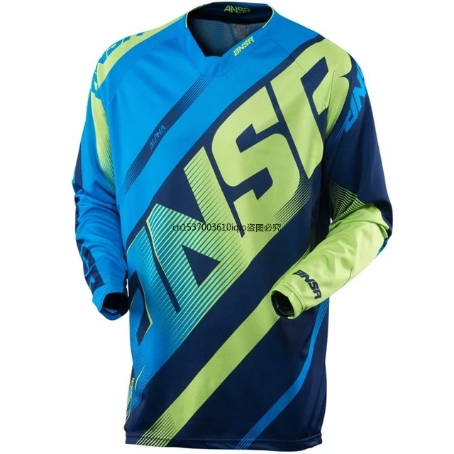 

2021 Motocross race shirt Thrilling bicycle MTB DH Clothes BMX Mountain downhill Bike cycling Jersey DH MX moto gp shirt