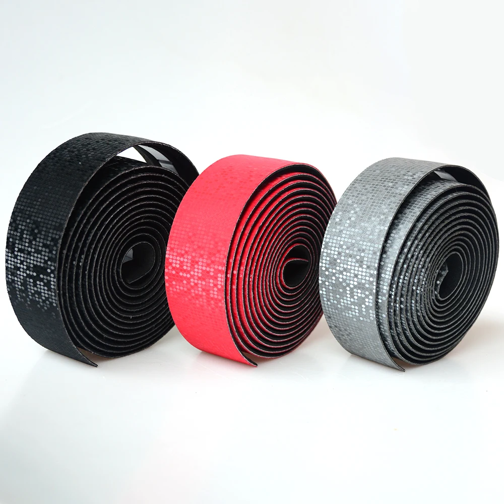 

GUSTAVO Bike Handlebar Tape Anti-slip PU+ EVA Shock Absorption Handle Bar Tape