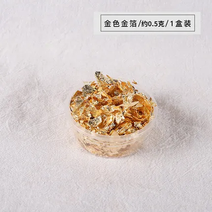 Форма для свечей, силиконовая, 0,5 г, из золотой фольги, для изготовления свечей - изображение