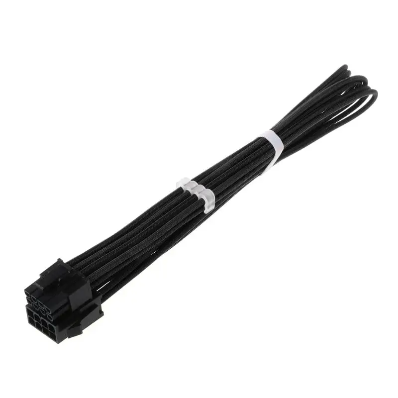 30 см/40 см Черный GPU PCI-E 8 Pin (6pin + 2pin) штекер-гнездо удлинитель питания кабель для ПК