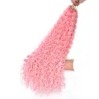 Волосы Mtmei ZiZi, 28 дюймов, 48 прядей, синтетические вязаные крючком косы, зеленые фиолетовые розовые светлые серые косички, косички для повседневвечерние