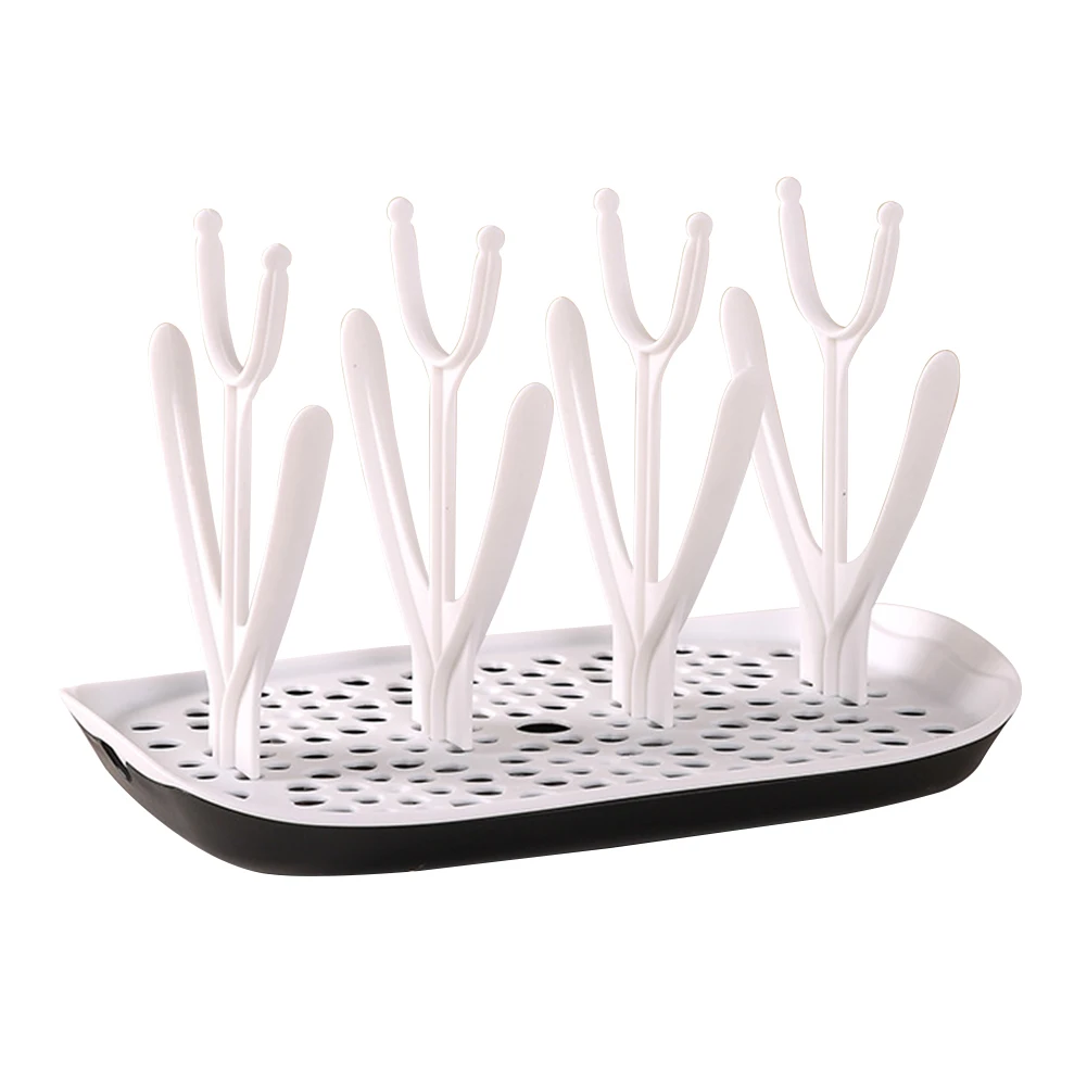

Durable Kitchen Supplies Storage Milk Bottle Drain Nipple Desktop Home Drying Stand Rack Multifunctional