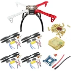 F450 PCB набор рамок с CC3D EVO игровые джойстики доска XXD A2212 1000KV мотор 30A ESC 1045 реквизит для беспилотного квадрокоптера на радиоуправлении игрушки