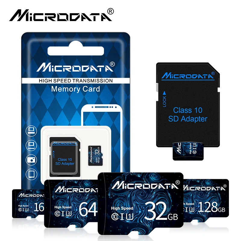 Горячая Распродажа карта памяти Micro SD 128 ГБ 64 класс 10 32 мини-флеш-накопитель microSD 8 4