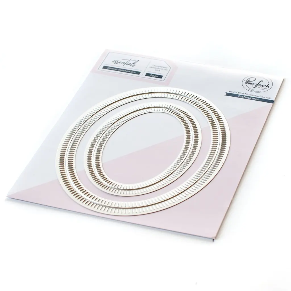 

Blanket Stitched Oval Metal Cutting Dies 2022 Newest Scrapbook Paper Craft Knife Blade Punch Stencils Diy Greeting Card Handmade
