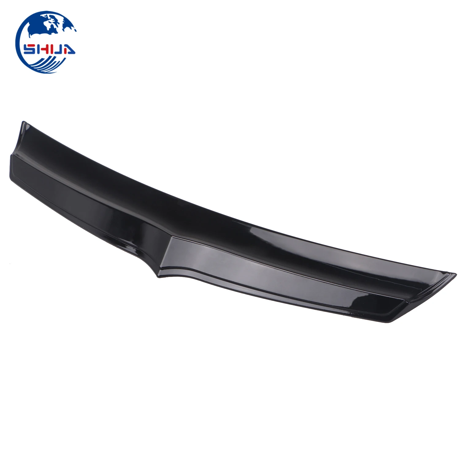 Черная передняя обтекатель для мотоцикла с вентиляционным отверстием и отделкой