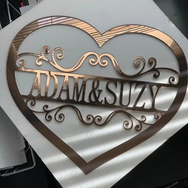 Персонализированный венок на День святого Валентина дверная вешалка с именами