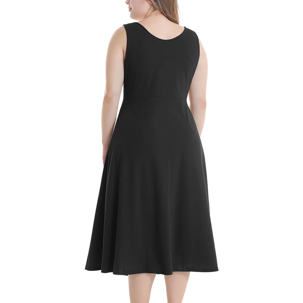 Женское простое платье женское винтажное офисное большого размера офисная