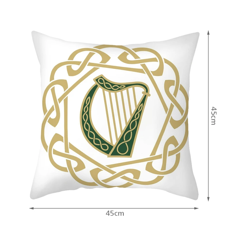 

Pillowcase Sofa Cushion Cover St. Patrick's Day Decoration Pillow case Holiday Decoration Throw Pillowcase Home Decor 45x45cm