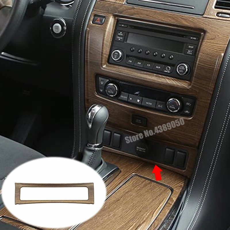 ABS хром для NIssan патруль Армада Y62 2017 2018 аксессуары панель горелки автомобильной