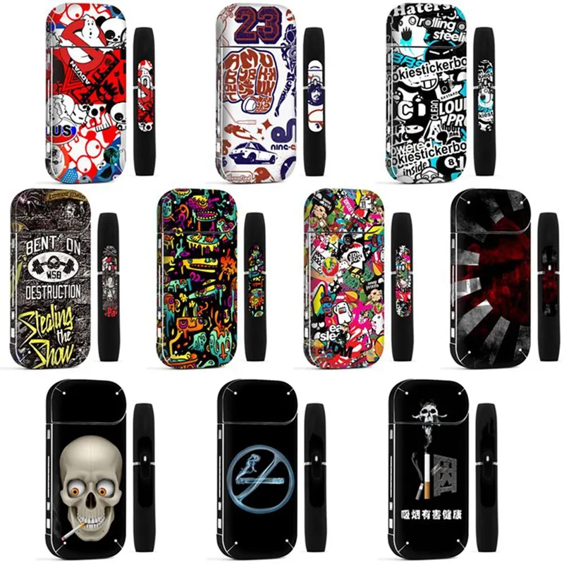 Новый дизайн ПВХ материал 3 м печать этикетка наклейка подходит для IQOS 2 4 плюс