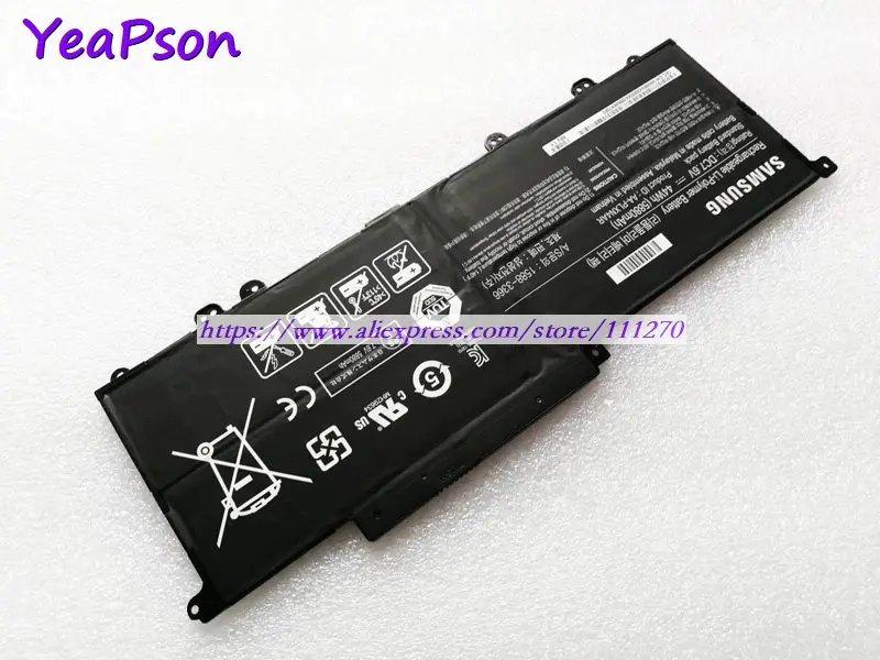 Yeapson 7 6 V 44Wh натуральная AA-PLXN4AR AA-PBXN4AR Аккумулятор для ноутбука samsung NP900X3D 900X3D NP900X3E