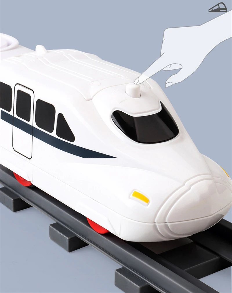 Суши поезд поворотный игрушечные суши трек Беговая железная дорога для поезда