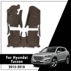 Коврики для салона автомобиля, водонепроницаемые, противоскользящие, для Hyundai Tucson 3rd 2015, 2016, 2017, 2018