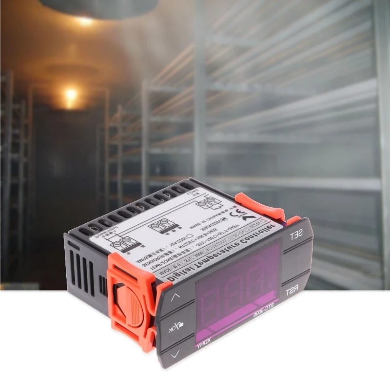 Цифровой регулятор температуры 110 220 В переменного тока 30 А Стандартный сенсорный