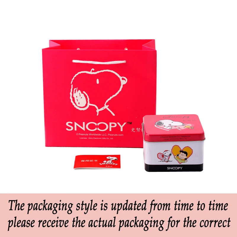 Часы Snoopy мужские и женские Классические Брендовые повседневные