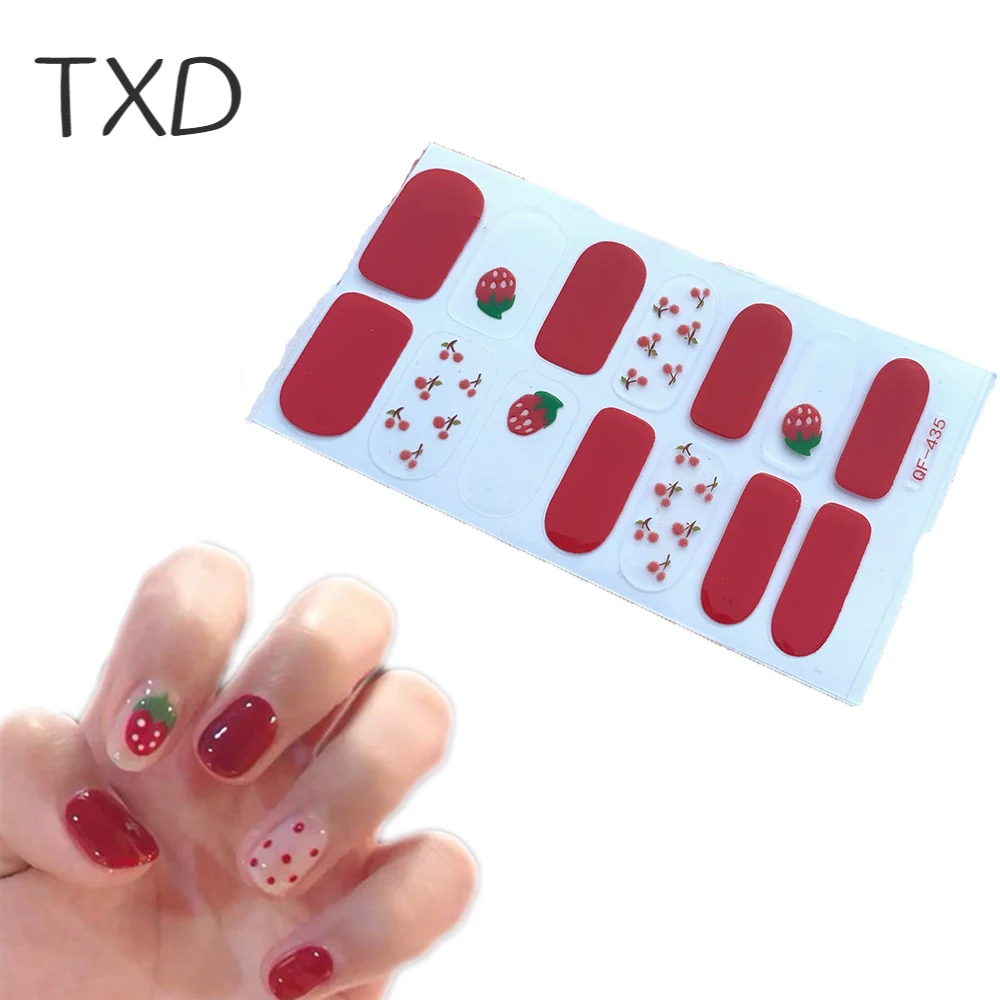 

Самоклеящиеся наклейки для дизайна ногтей TXD