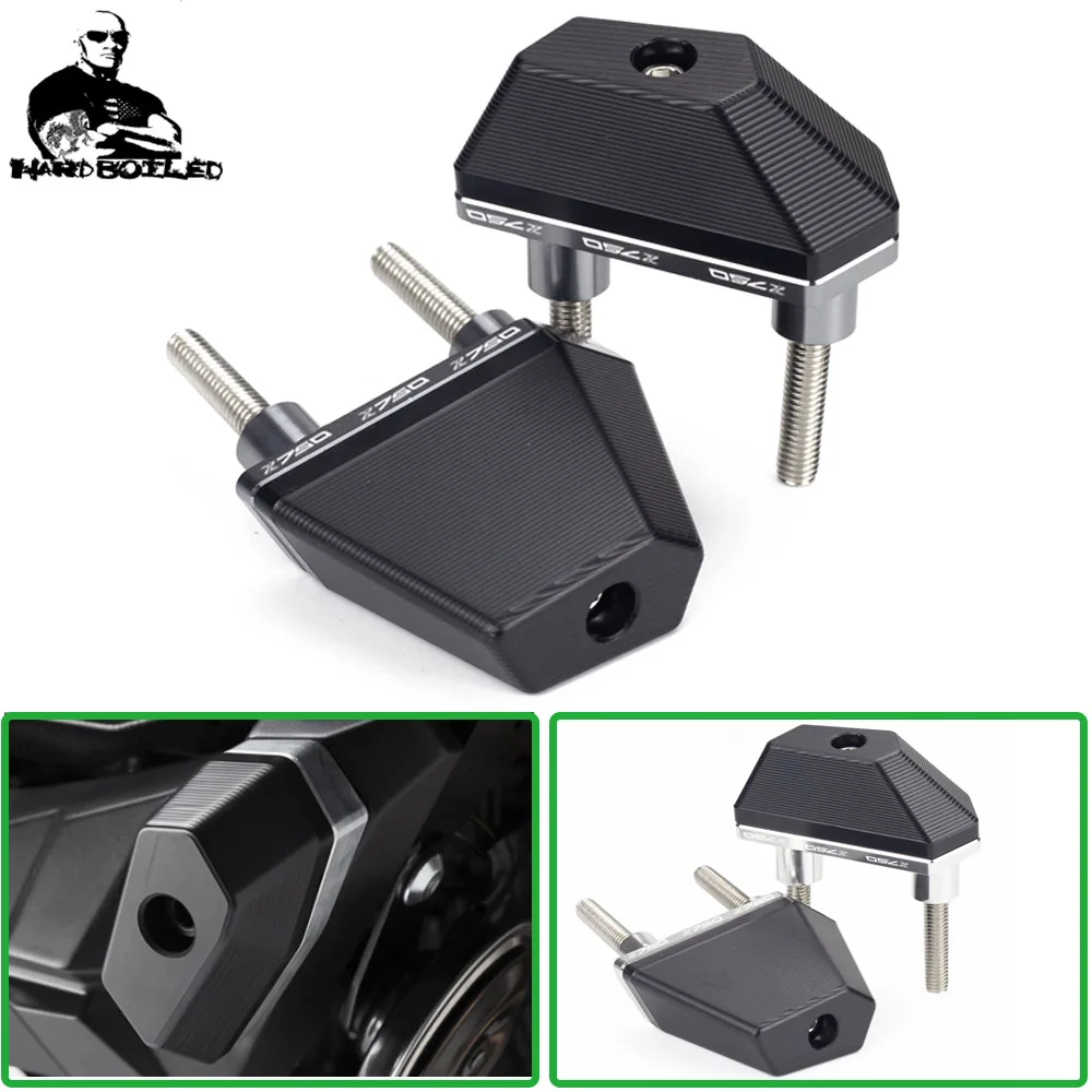 

Z 750 для Kawasaki Z750 2004-2011 2012 2013 аксессуары для мотоциклов Запчасти CNC алюминиевые аварийные колодки Защита слайдеров рамы