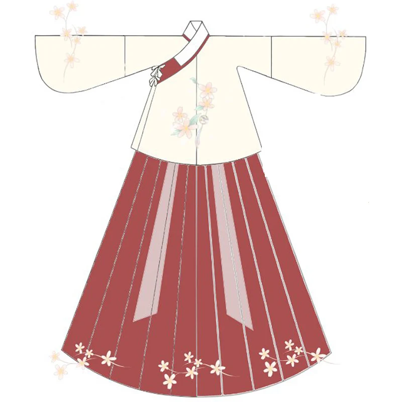 

Hanfu Women Traditional Dance Costumes Lady Embroidery Folk Fairy Dress Festival Rave Outfit Singer Performance Clothing DC4088