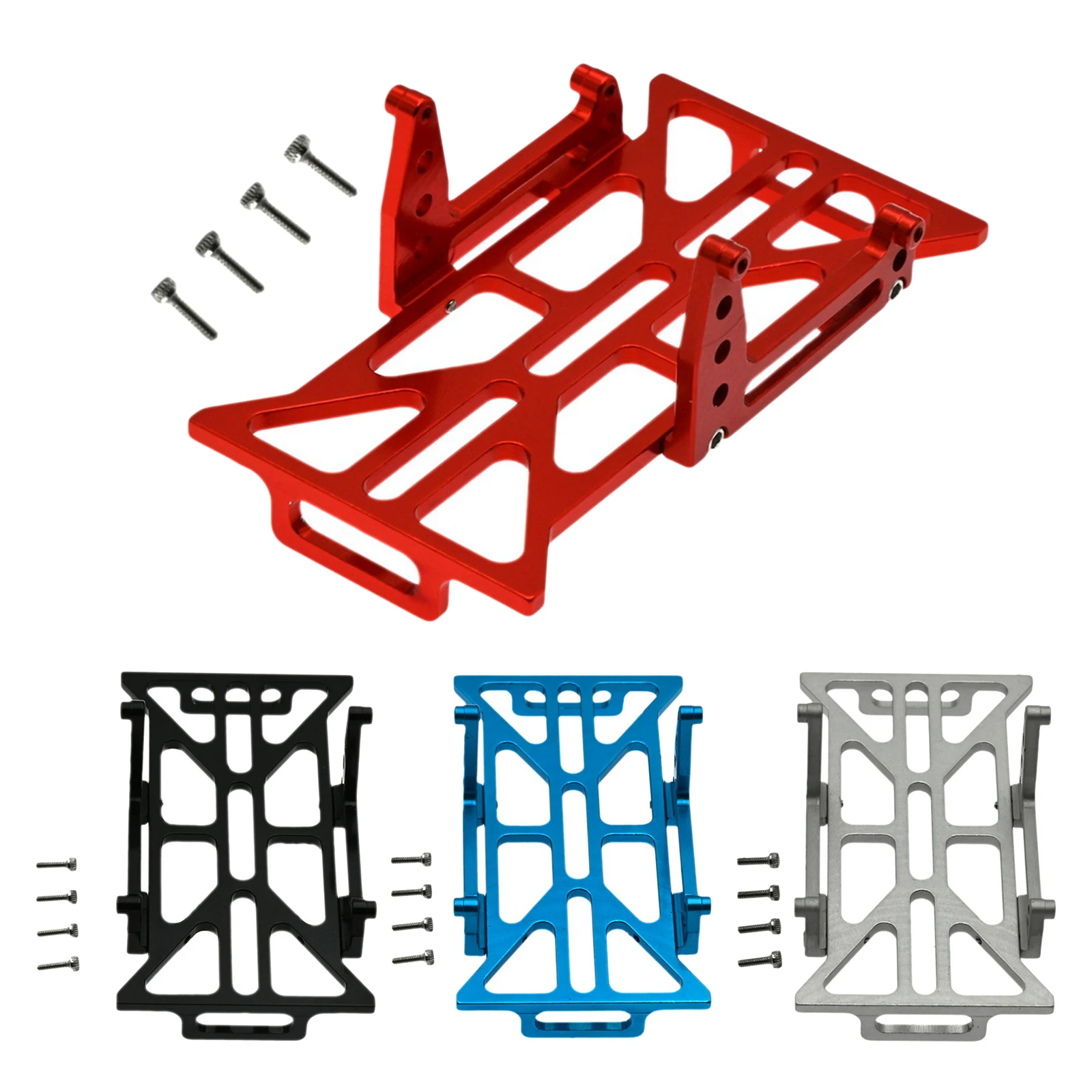 

Upgrade Aluminum Alloy Battery Stand Bracket Holder for SCX24 90081 1/24 RC Car Vehicle Parts Accessories