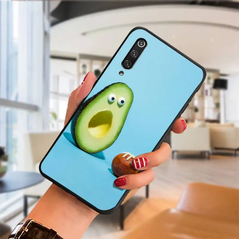 

fruit avocado funny Phone Case For Redmi Note 10 8 9 K20 6 5a promaxCover Fundas Coque