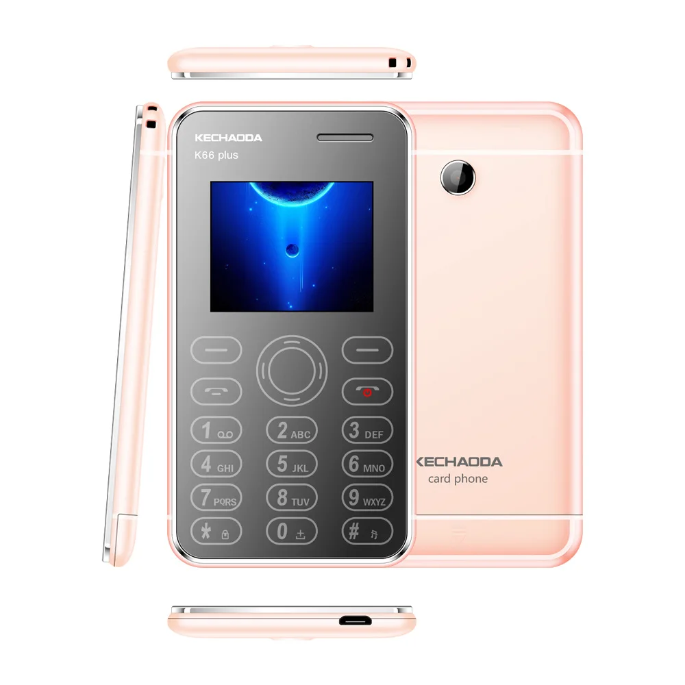 Sper тонкий карточный телефон Blueteach KECHAODA Monblie K66PLUS 1 8 &quotMTK6261DA 32MB 400mAh Dul Sim режим