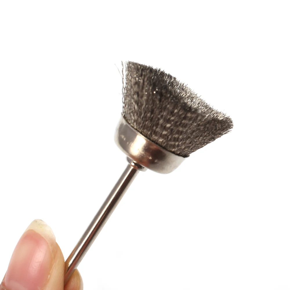 

15Pcs/Set Wire Brushes Metal Rust Removing Steel Wire Wheels With Shank Wire Wheels Polishing Brushes Set
