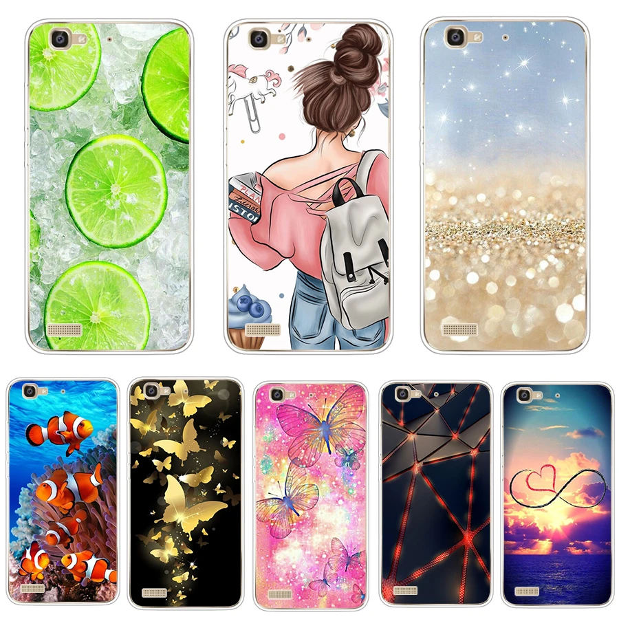 Силиконовый чехол для Huawei GR3 искусственная фотография телефон G8 mini TAG L21 мягкий из