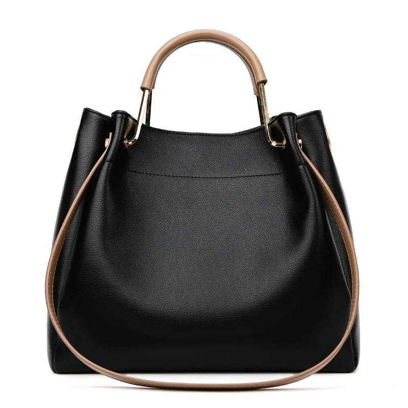 

Top Quality Luxury Brand 2021 New Fashion Women Bucket Bags Large-capacity Shoulder Handbags High Quality Leather Tote Bags Sac