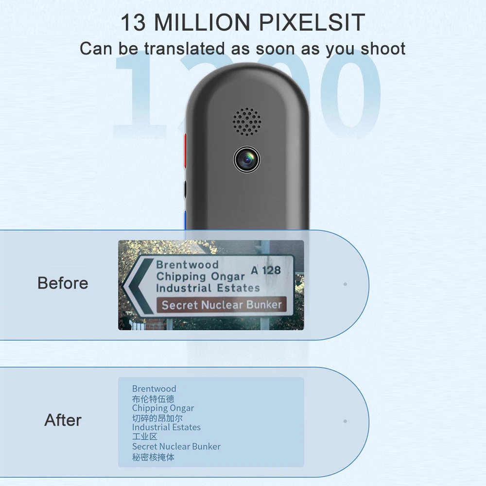 Портативный Умный сканер ручка для переводов электронный словарь мгновенный