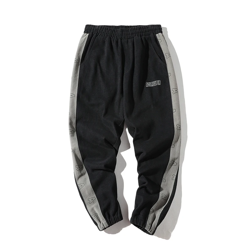 Модные мужские брюки для бега в Корейском стиле стиль хип-хоп Ранняя уличная