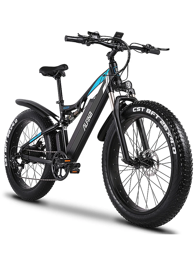 (EU Stock)ALFINA FX-03plus 1000W горный электрический велосипед 48V 17AH SnowBike MTB 50 км/ч 26-дюймовые
