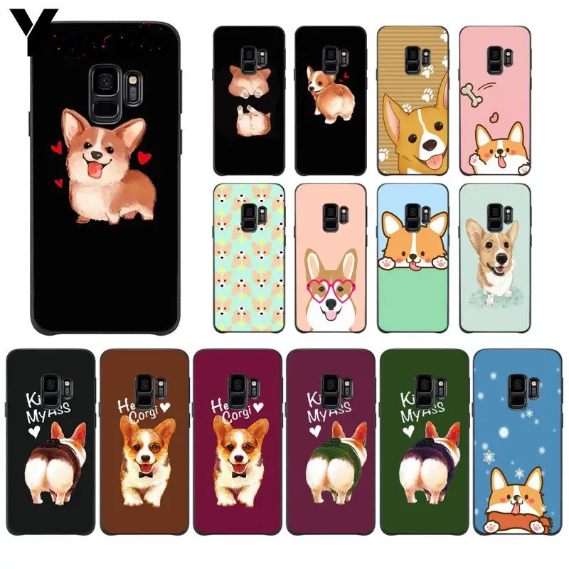 Милый чехол для телефона с изображением собаки из мультфильма корги Samsung Galaxy A10 30